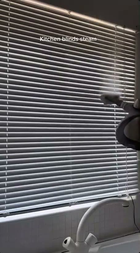 Kitchen blinds steam cleaning and sanitization service in Dubai by Al Haya