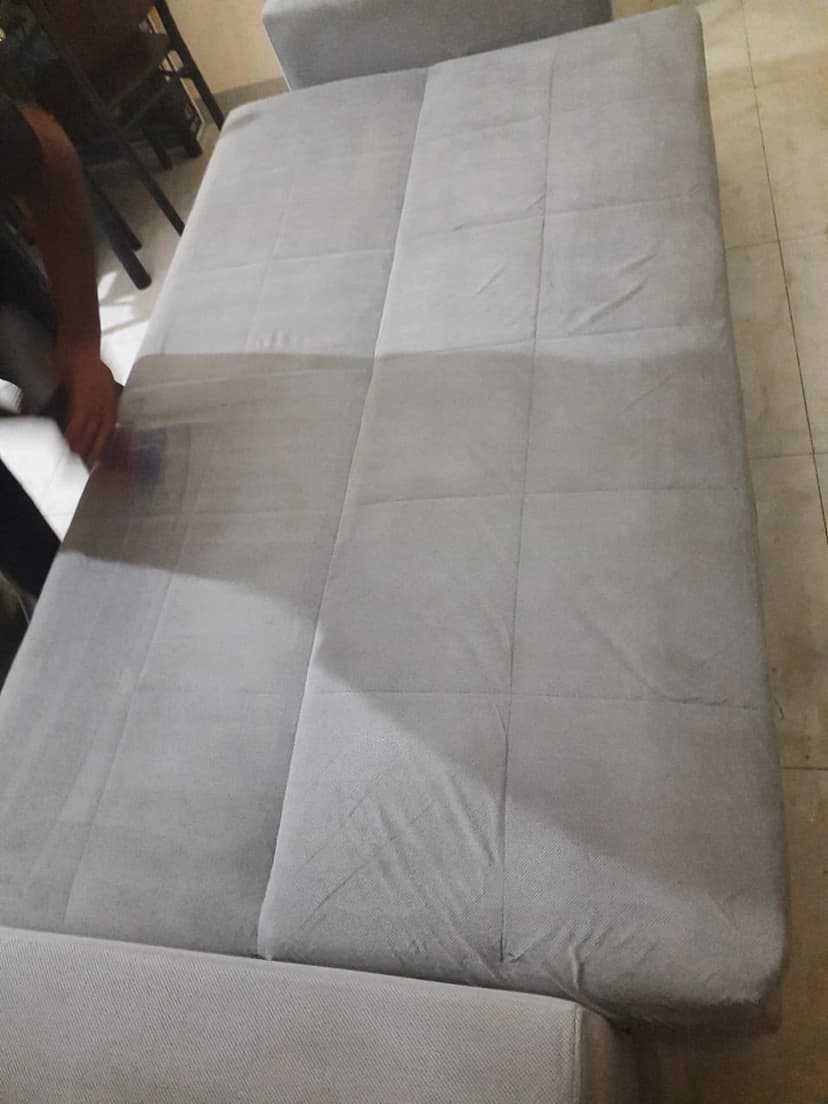 Sofa cleaning after - professionally cleaned sofa with stains removed by Al Haya in Dubai - Job 2