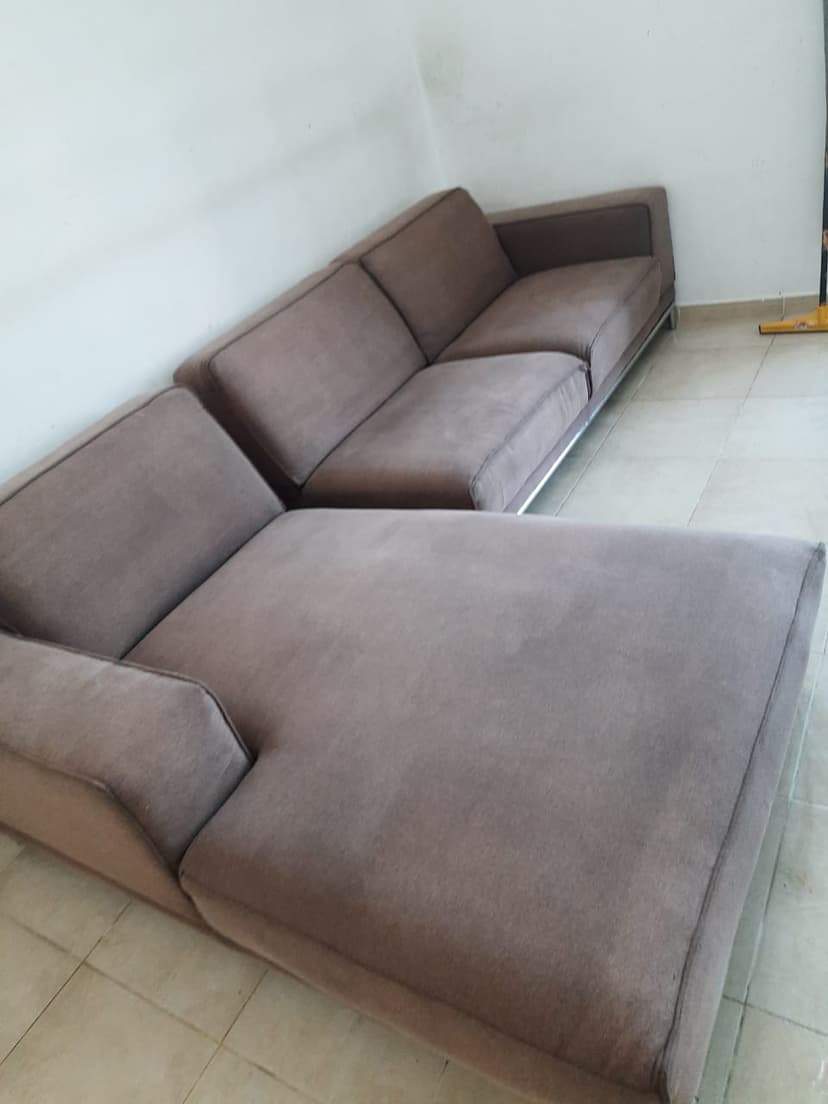 Sofa cleaning after - professionally cleaned sofa with stains removed by Al Haya in Dubai - Job 3