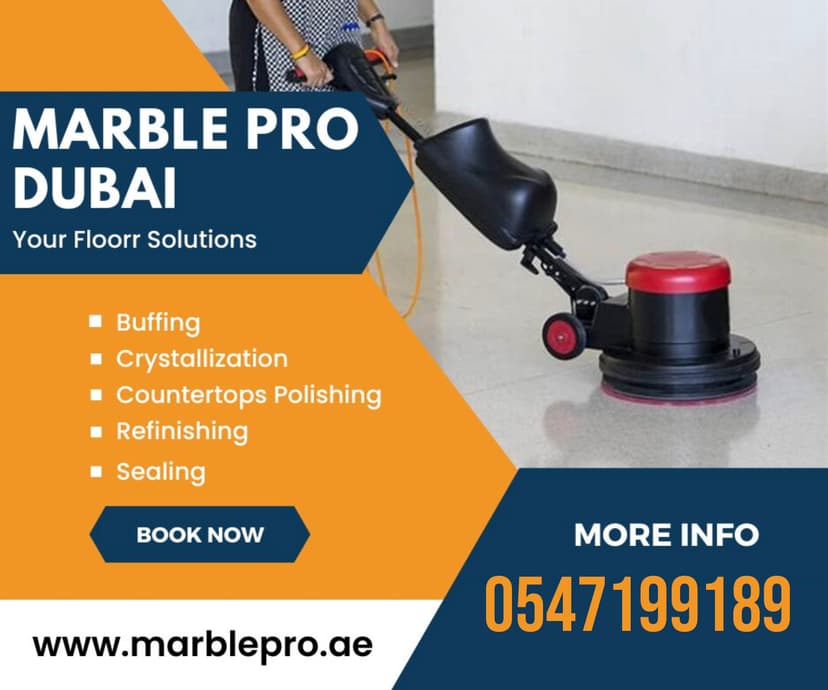 Marble polish Dubai professional floor restoration and polishing services