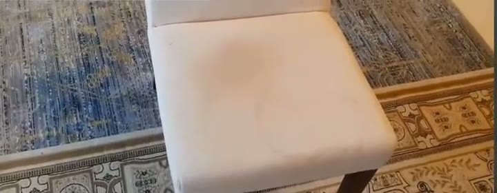 Dining Chair Fabric Cleaning Dubai — White Cushion Stain Removal