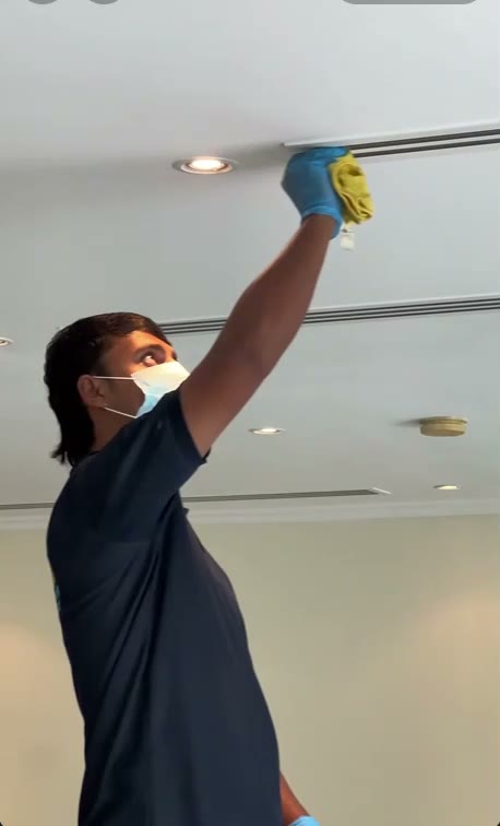 Villa Cleaning Process Dubai — Professional Team at Work